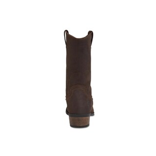 Foto 6 | Bota Vaquera Urban Cowboy Hombre Piel Natural Punta Cuadrada Cafe