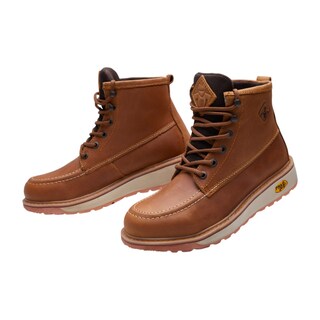 Foto 4 | Botas Calzado Watanabe Color Café Tipo Piel Exterior Agujetas