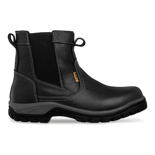 Foto 1 | Botas Hombre Work Land Piel Comodas Trabajo Industrial Negro