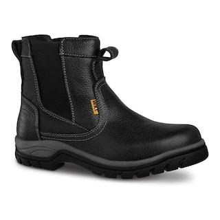 Foto 2 | Botas Hombre Work Land Piel Comodas Trabajo Industrial Negro