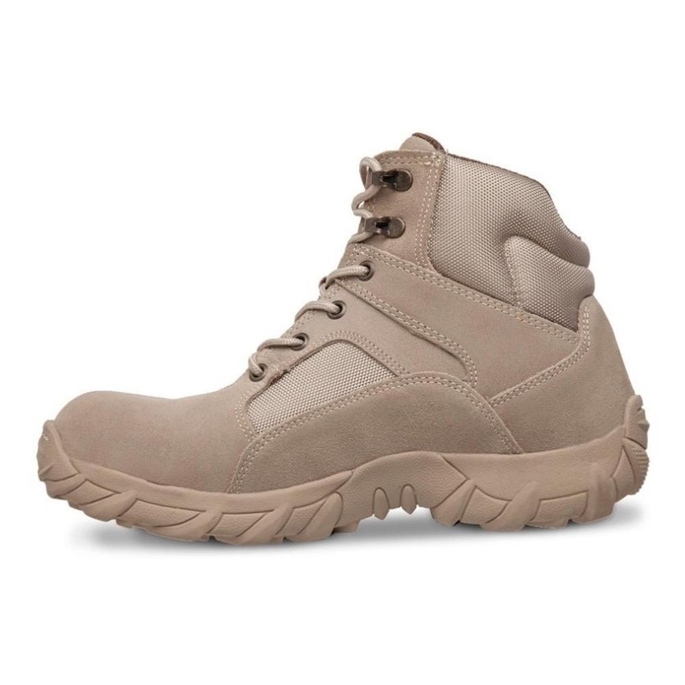 Foto 5 pulgar | Botas Work Land Hombre Botin Industrial Trabajo Comodas Cafe