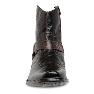 Foto 3 | Botines Urban Cowboy Piel Bota Café para Hombre