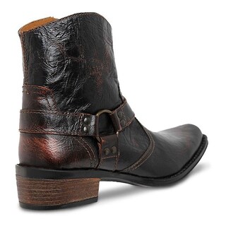 Foto 4 | Botines Urban Cowboy Piel Bota Café para Hombre