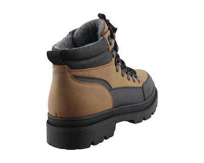 Foto 3 | Botin Para Hombre Lob Footwear Pu Café 57704961