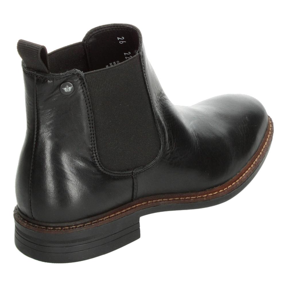 Foto 4 pulgar | Botas Hombre Dockers Chelsea Negro Casual Para Caballero Negro
