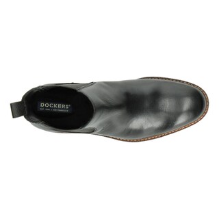 Foto 8 | Botas Hombre Dockers Chelsea Negro Casual Para Caballero Negro