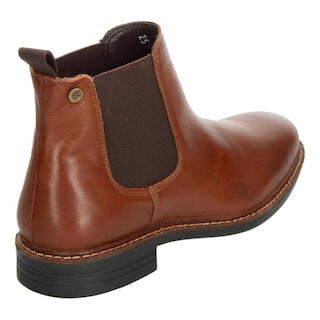 Foto 3 | Botas Hombre Dockers Café Casual Chelsea Para Caballero Cafe