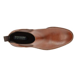 Foto 8 | Botas Hombre Dockers Café Casual Chelsea Para Caballero Cafe
