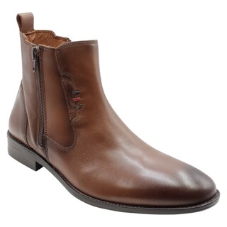 Foto 1 | Botas Casuales Exterior Piel Color Café Para Hombre De Rbcollection