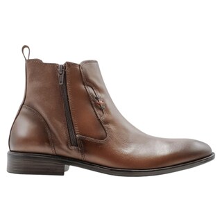 Foto 2 | Botas Casuales Exterior Piel Color Café Para Hombre De Rbcollection