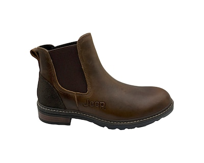 Foto 1 | Bota Botín Jeep 20101 Caballero Chelsea De Piel