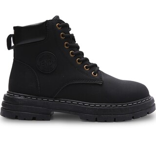 Foto 3 | Botas Uso Rudo Para Hombre Estilo Urbano Vinipiel Casual Negro Talla 7