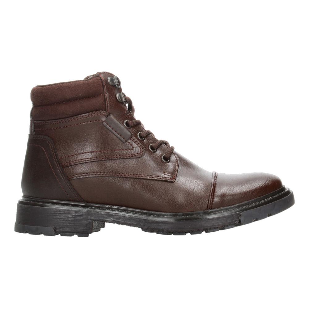Botines Hombre Ozono Café Casual Borcegos Cintas Ajustables Cafe