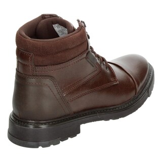 Foto 3 | Botines Hombre Ozono Café Casual Borcegos Cintas Ajustables Cafe