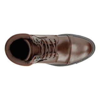 Foto 8 | Botines Hombre Ozono Café Casual Borcegos Cintas Ajustables Cafe