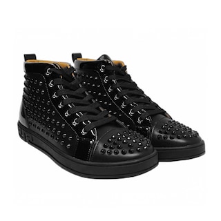 Foto 1 | Teni De Botin Platini Snh6718 Negro Para Hombre