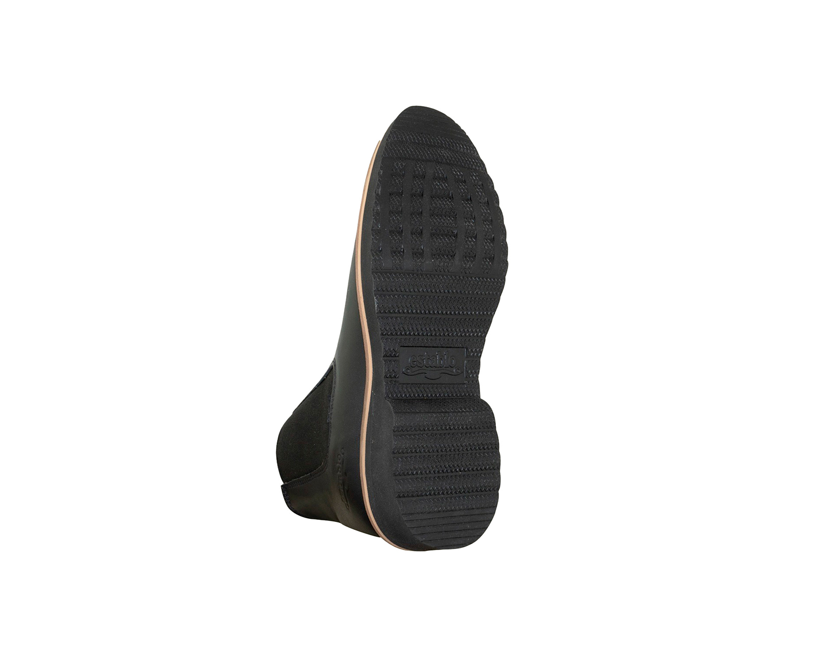 Foto 6 pulgar | Bota Botin Establo 502 De Piel Color Negro Para Caballero