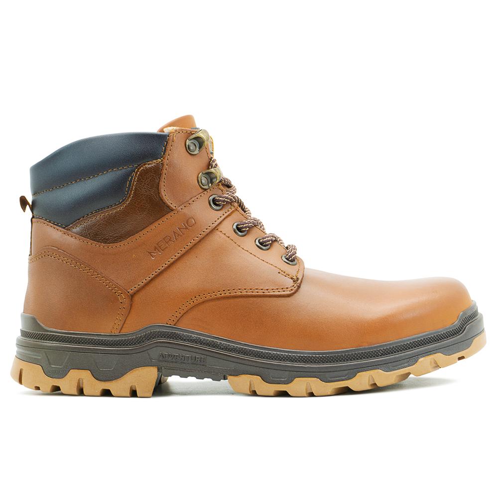 Foto 6 | Bota Botín Piel Casual Para Hombre Merano Cajeta 25-29 Chocolate