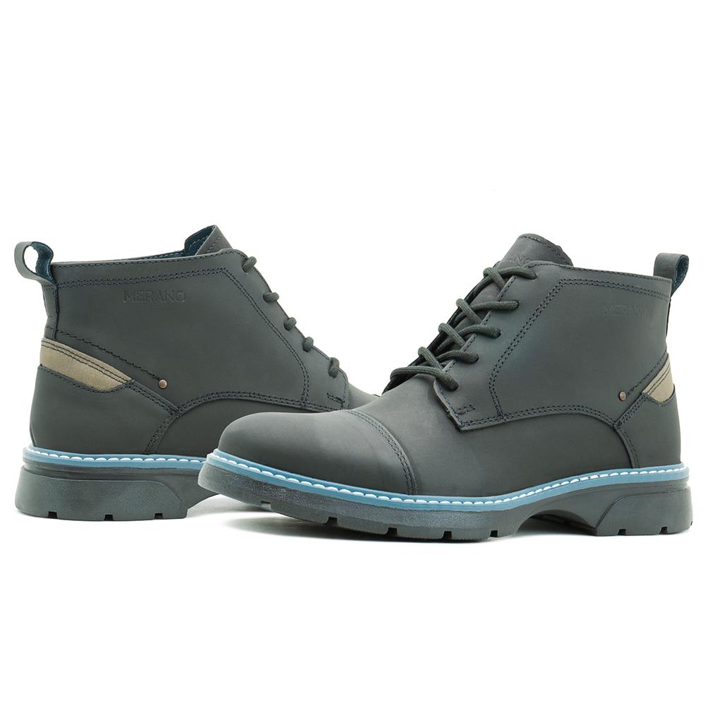 Foto 3 pulgar | Botines Botas Para Caballero Merano Moda Negro Hipster 25-29 Negro