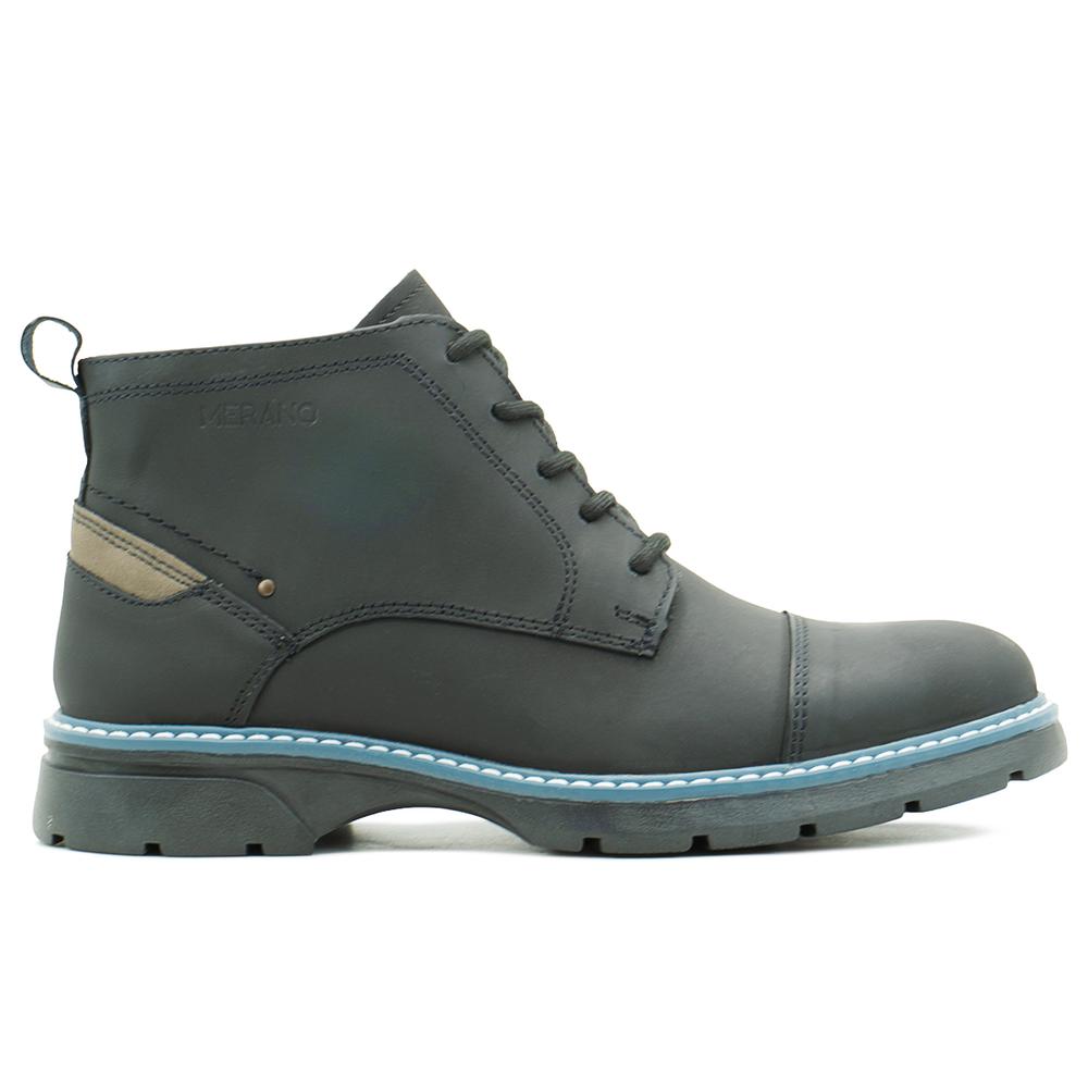 Foto 7 pulgar | Botines Botas Para Caballero Merano Moda Negro Hipster 25-29 Negro