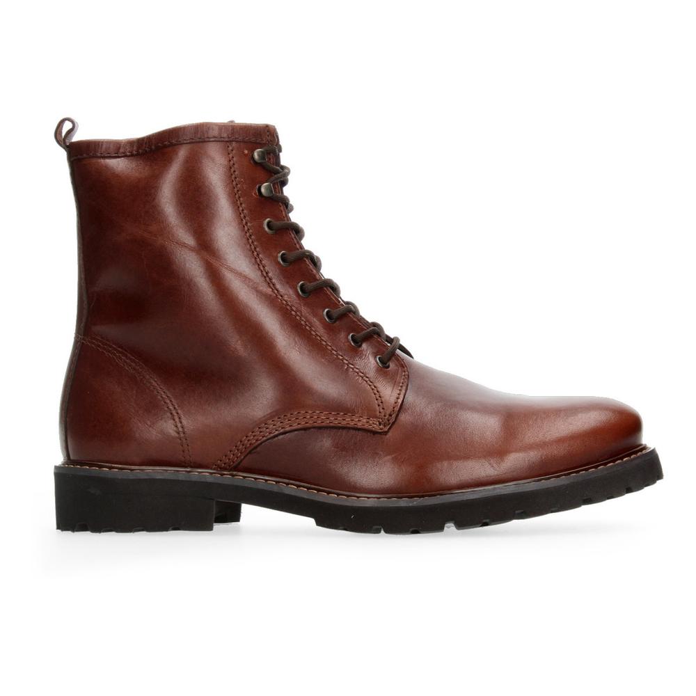 Bota Hombre Casual Gino Cherruti Cafe Con Cordones Caballero Cafe