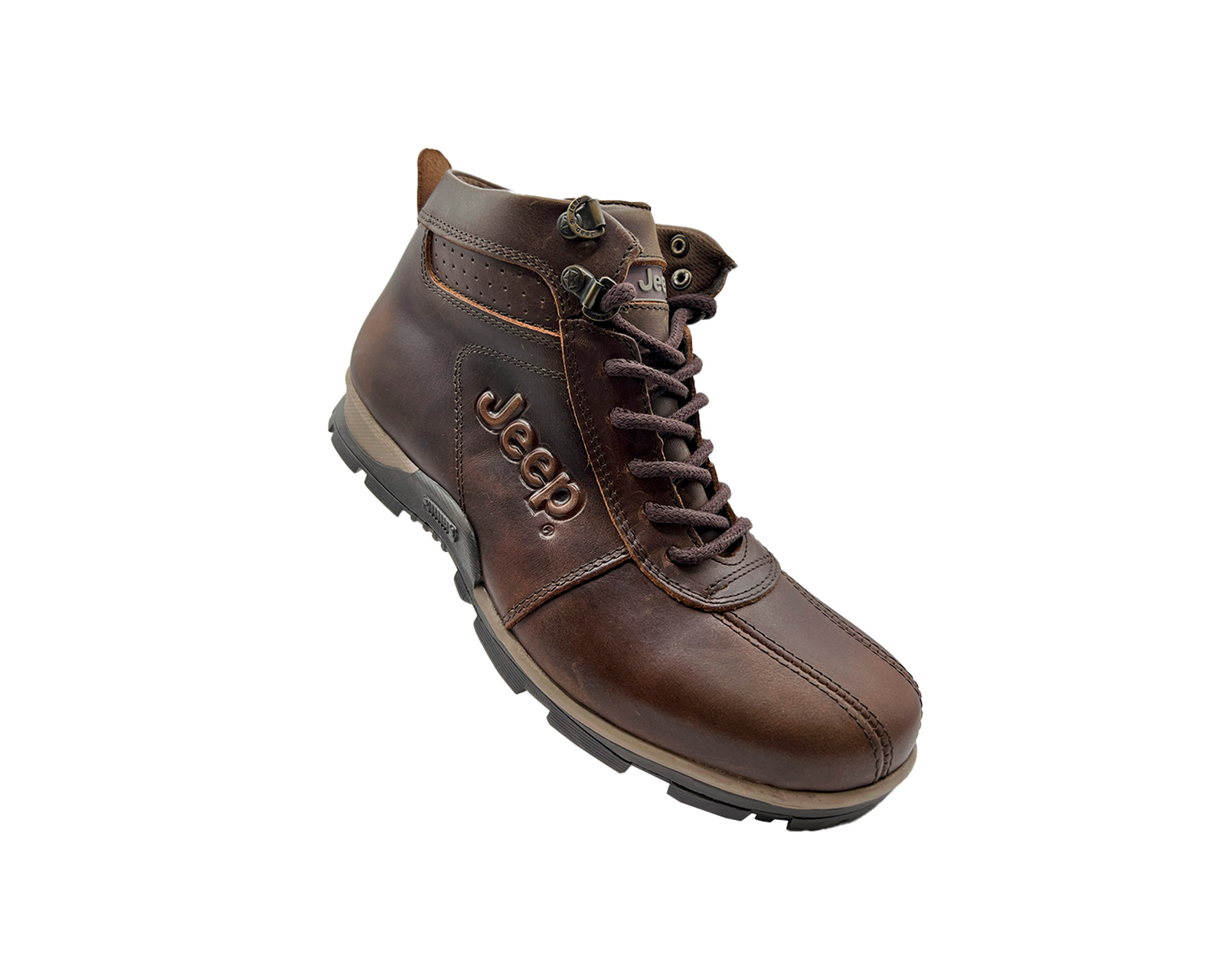 Foto 4 pulgar | Botas Jeep 10427 De Piel  Casual Café Para Hombre