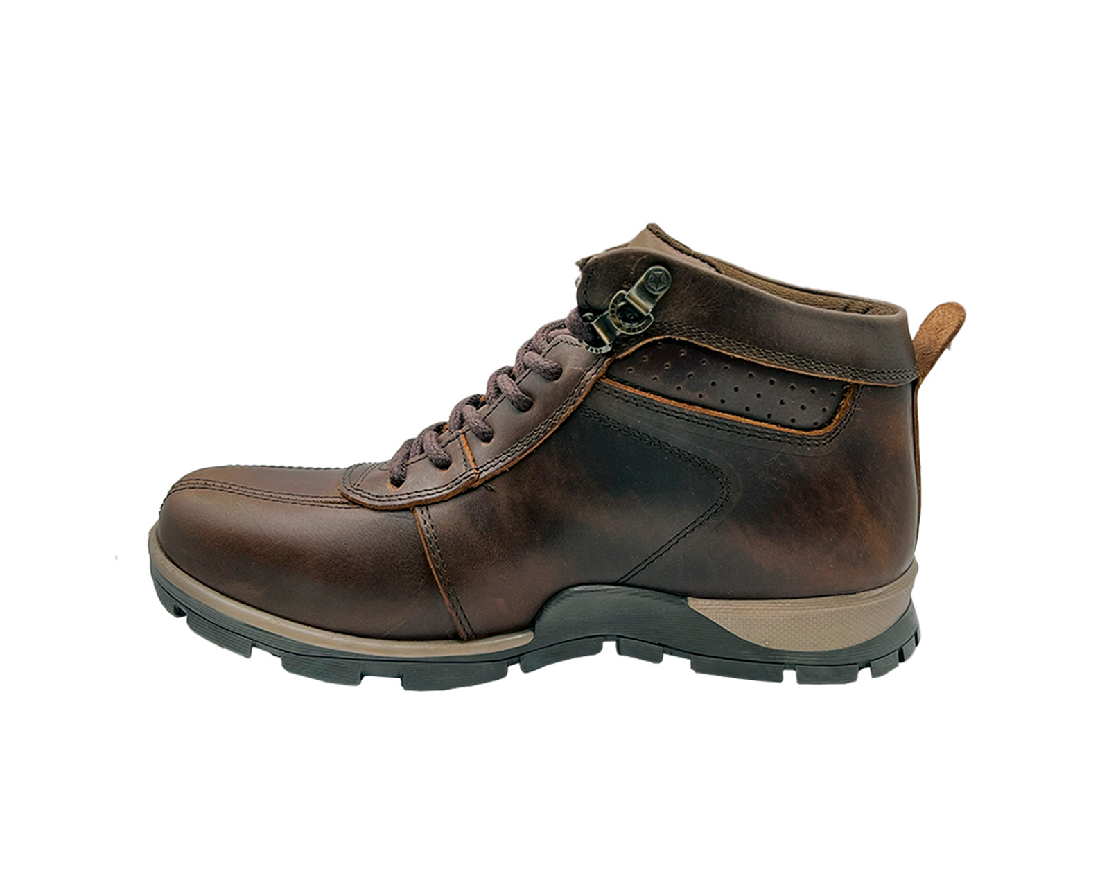 Foto 5 pulgar | Botas Jeep 10427 De Piel  Casual Café Para Hombre