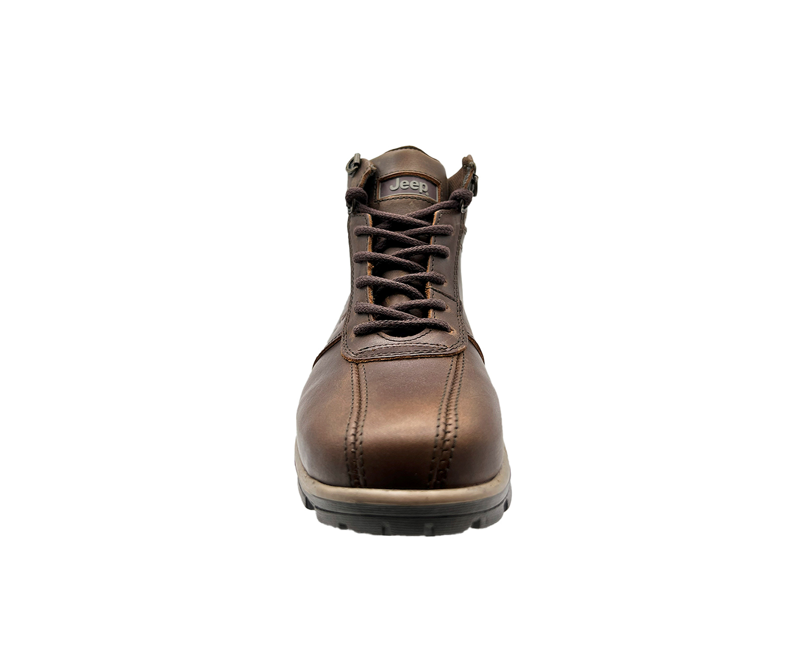 Foto 6 pulgar | Botas Jeep 10427 De Piel  Casual Café Para Hombre