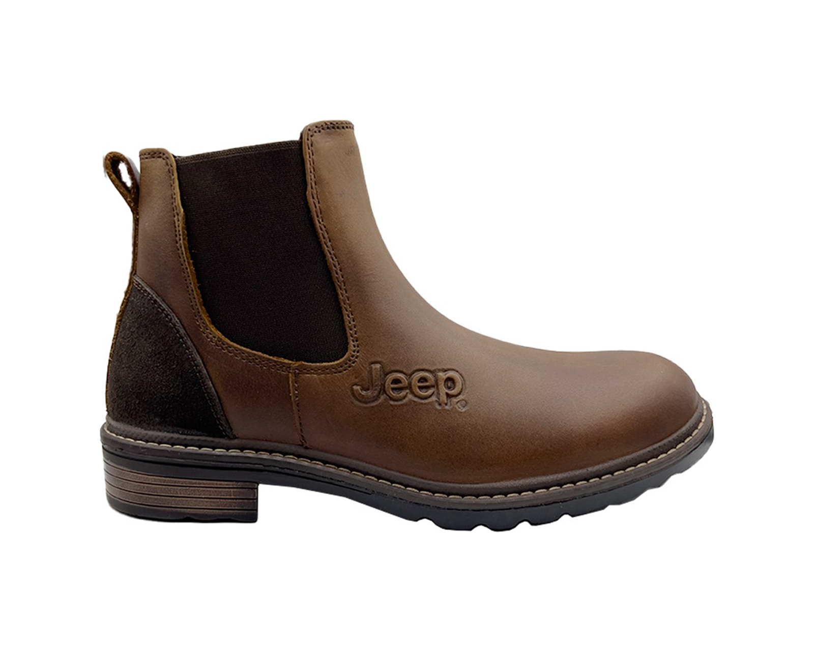 Bota Botín Jeep 20101 Caballero Chelsea De Piel