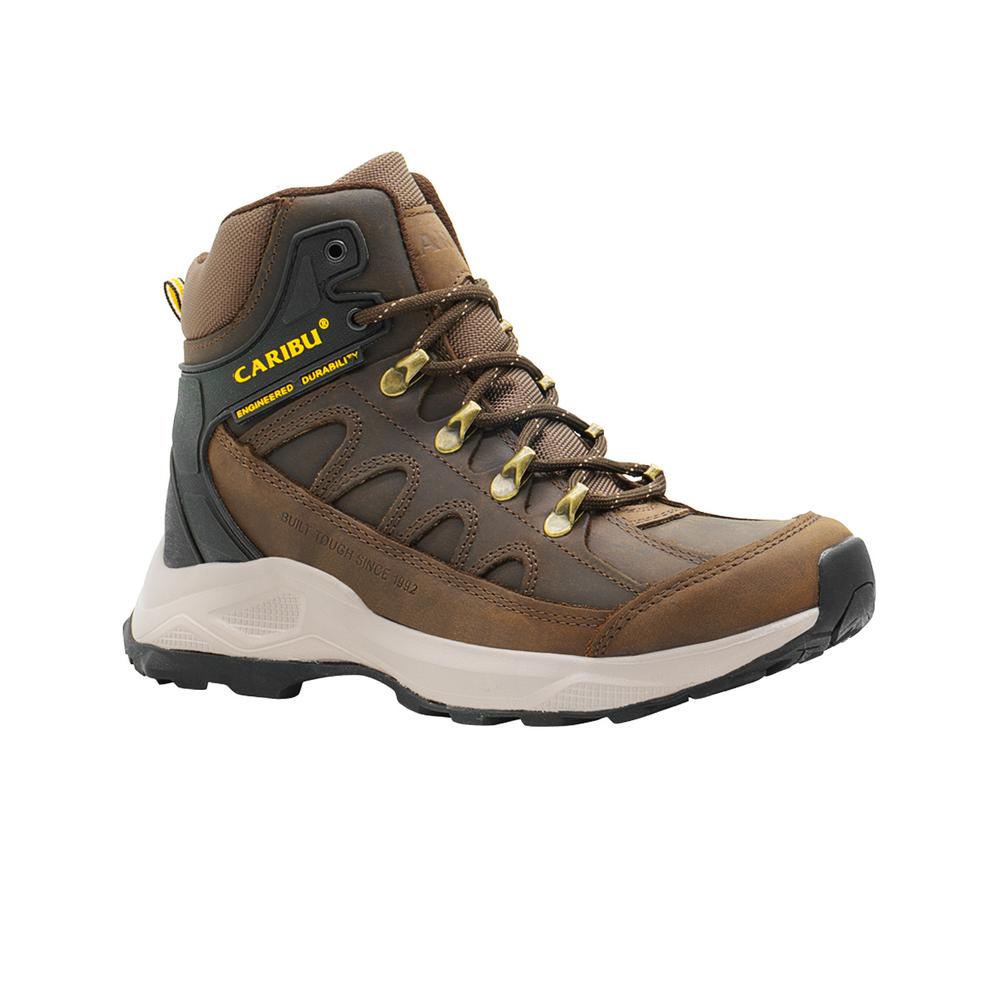 Bota Outdoor Para Hombre Piel Café Suela Antiderrapante Cafe