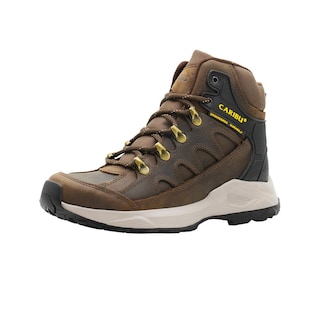 Foto 4 | Bota Outdoor Para Hombre Piel Café Suela Antiderrapante Cafe