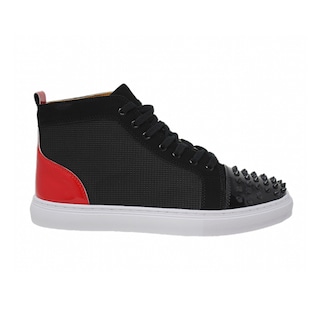 Foto 2 | Teni De Botin Platini Zs2022j Negro Rojo Para Hombre