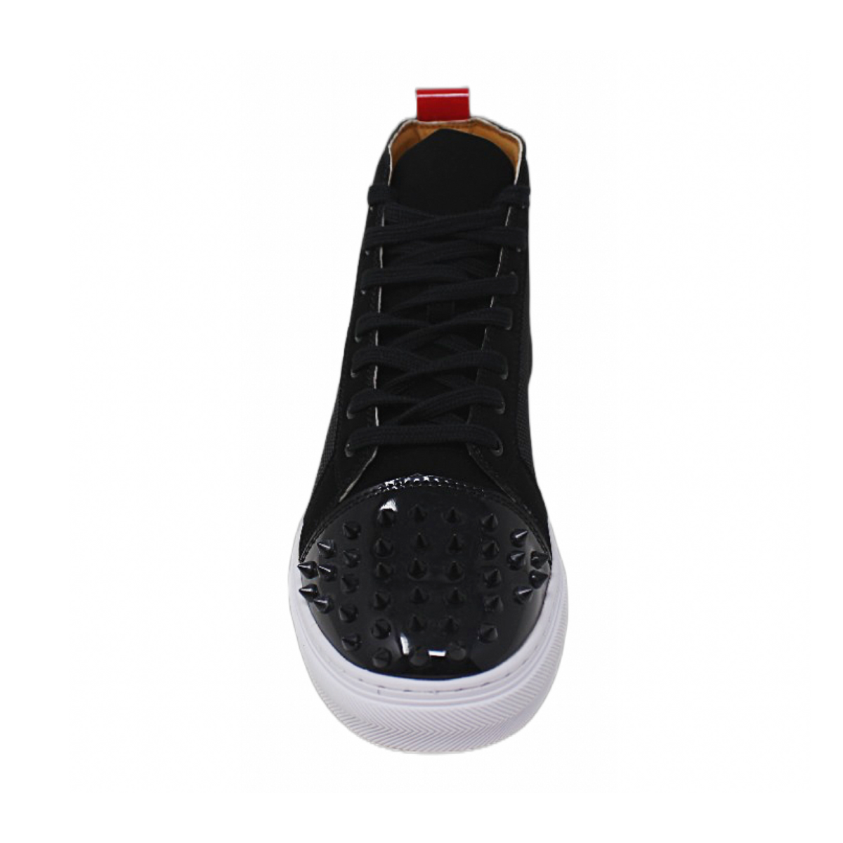 Foto 4 pulgar | Teni De Botin Platini Zs2022j Negro Rojo Para Hombre