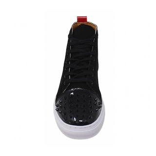 Foto 3 | Teni De Botin Platini Zs2022j Negro Rojo Para Hombre