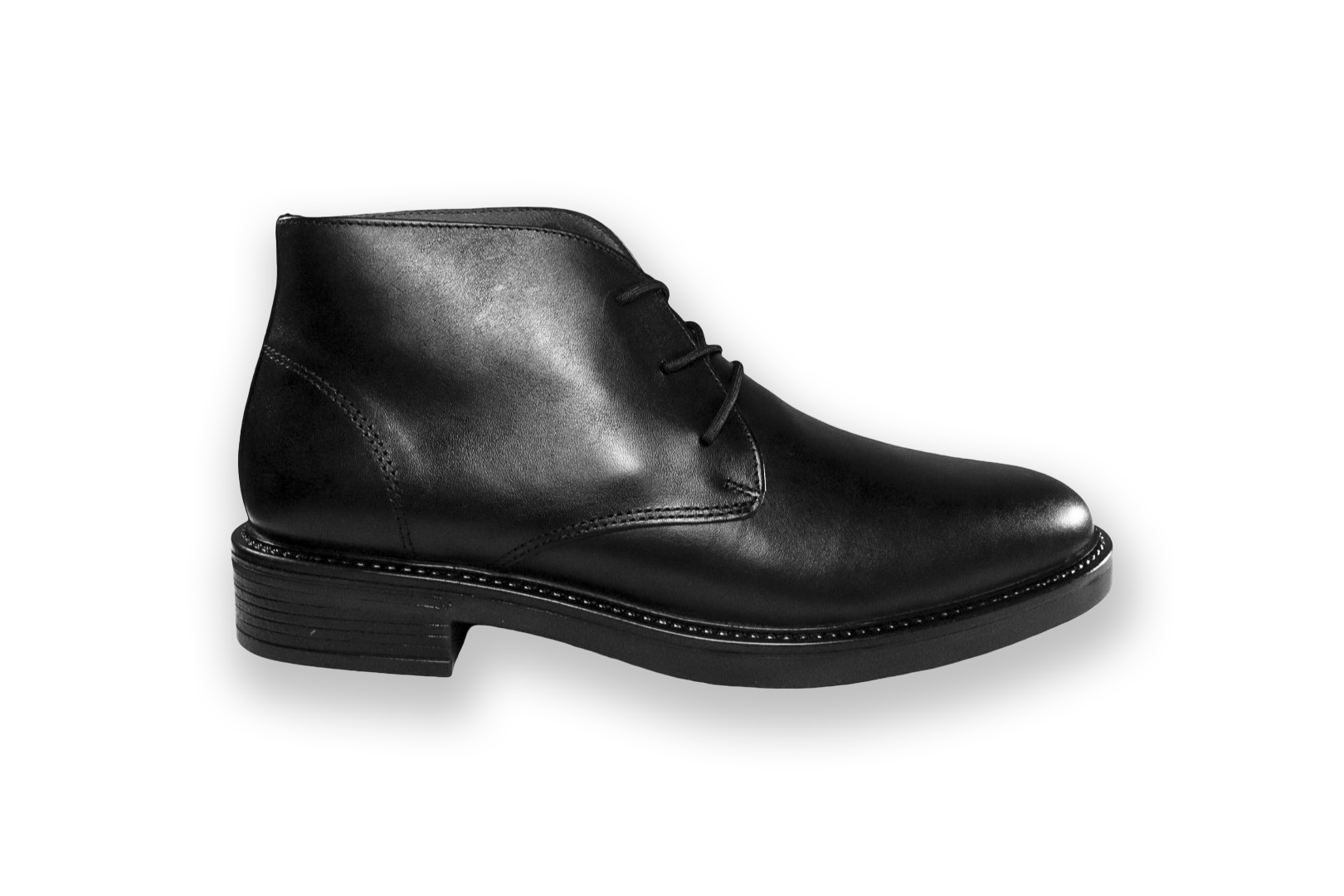 Botín Casual Hombre Benissimo 1705 Piel Negra Cómodo