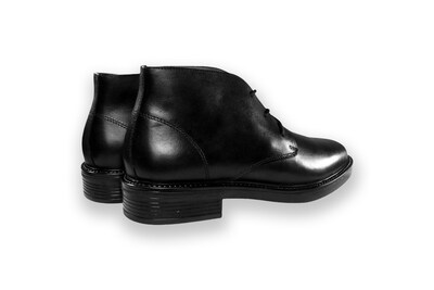 Foto 3 | Botín Casual Hombre Benissimo 1705 Piel Negra Cómodo
