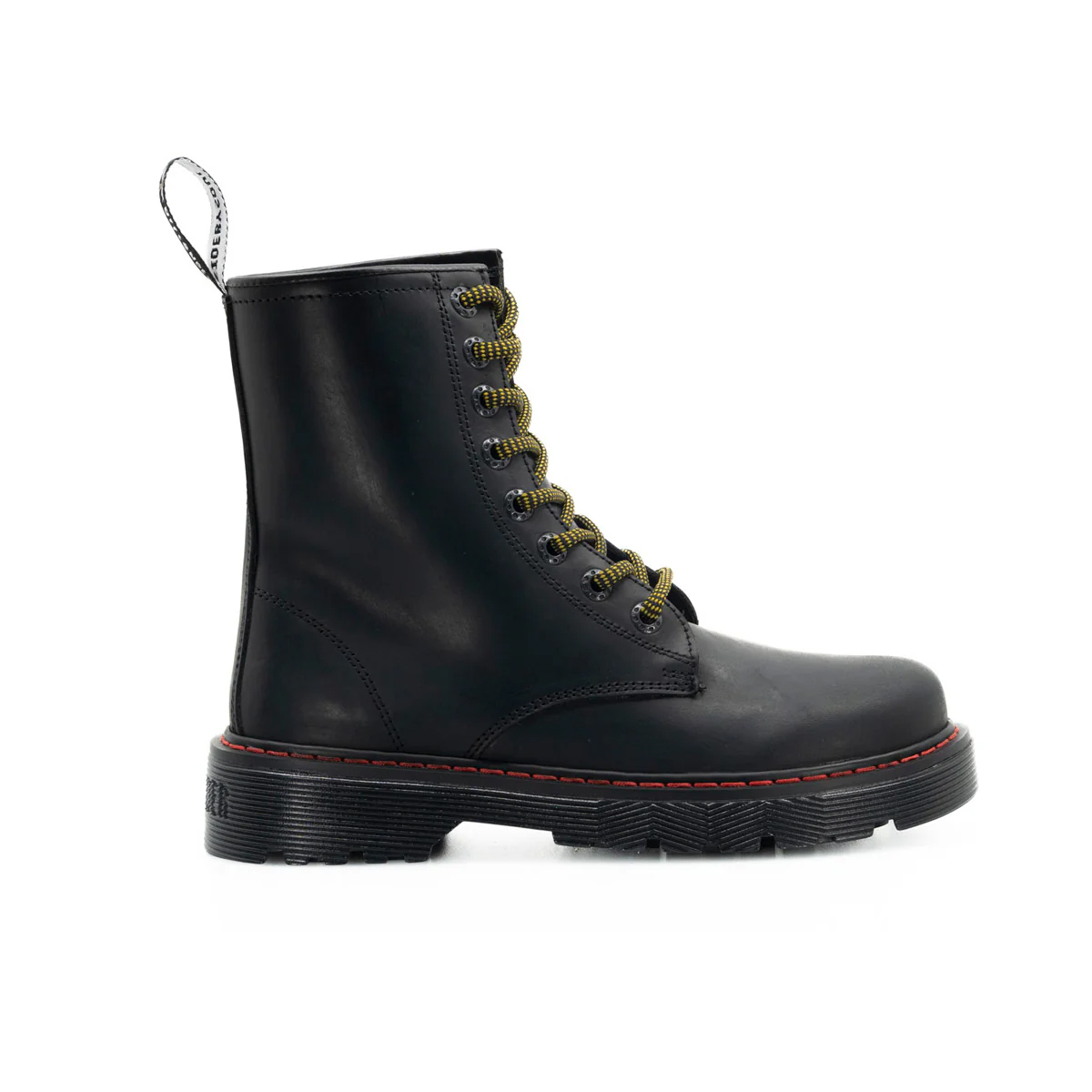 Foto 2 pulgar | Botas Tipo Militar  Piel Crazy  Negra - Offlander