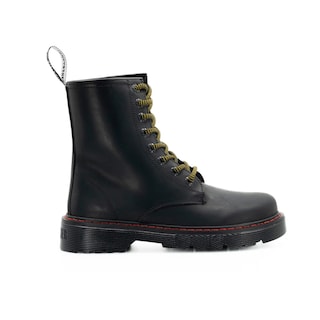 Foto 1 | Botas Tipo Militar Piel Crazy Negra - Offlander