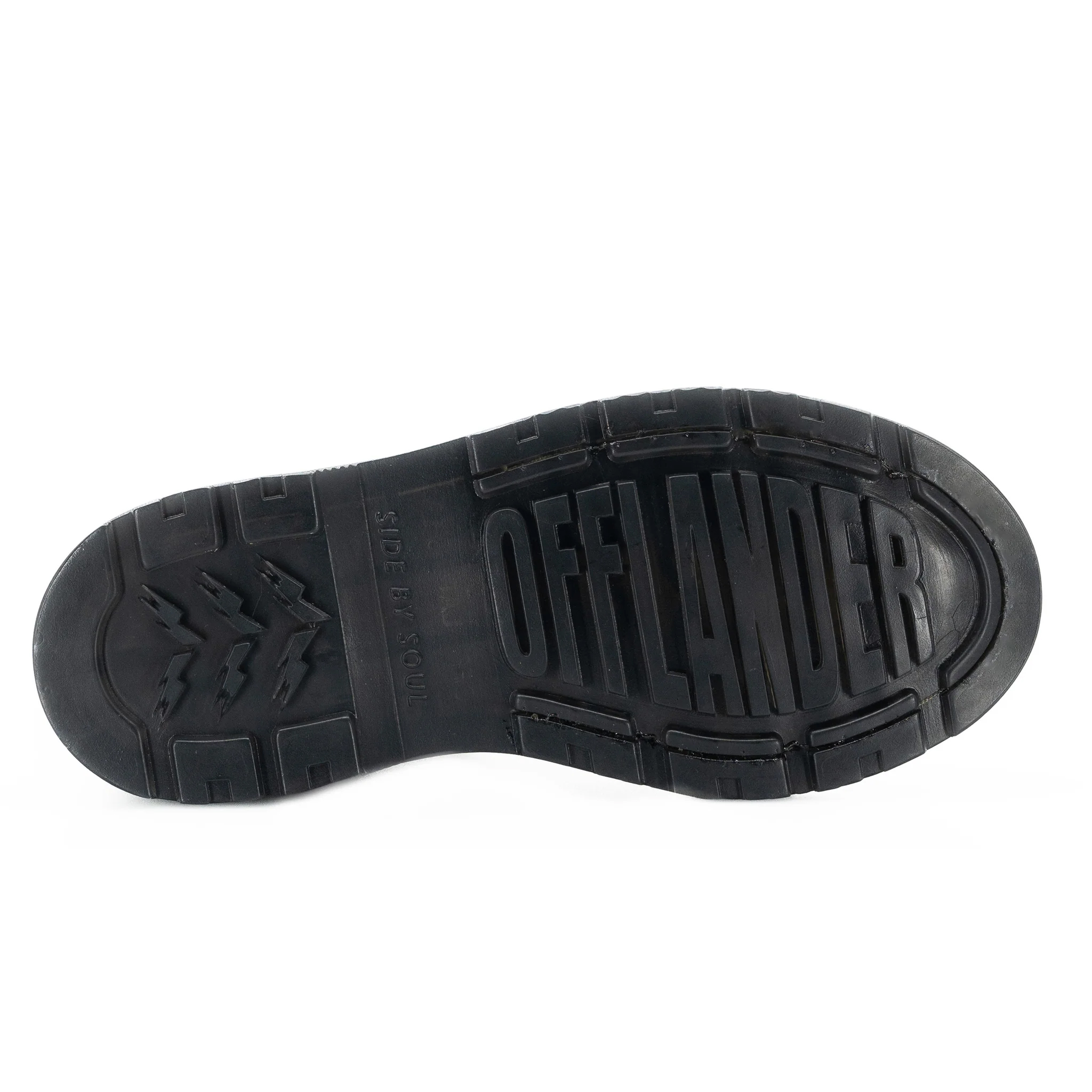Foto 4 pulgar | Botas Tipo Militar  Piel Crazy  Negra - Offlander