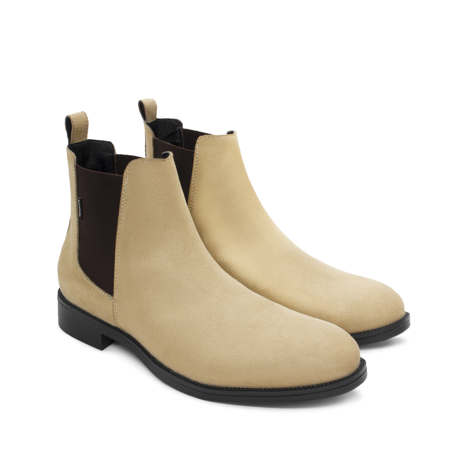Botín Descendiente De Gamuza Bolton Beige