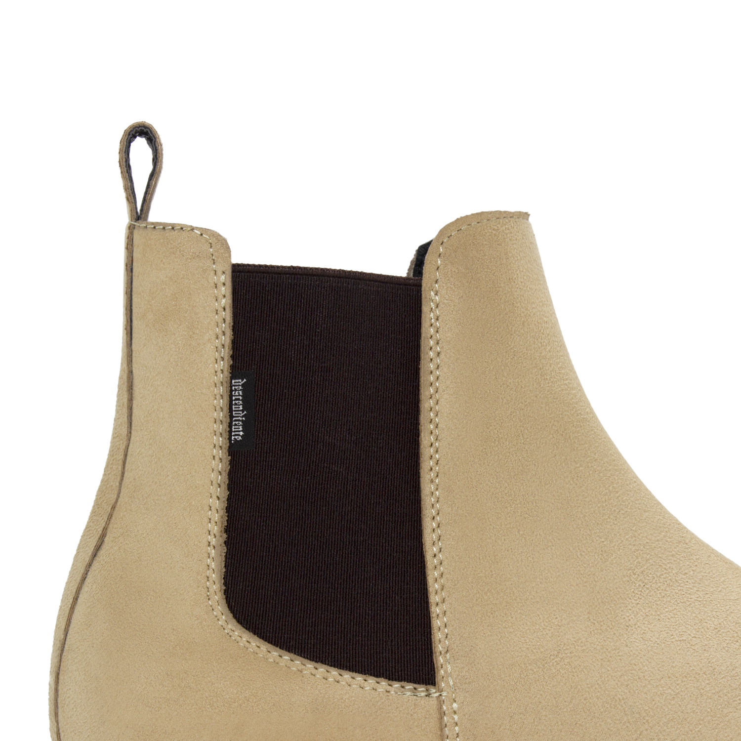 Foto 5 pulgar | Botín Descendiente De Gamuza Bolton Beige