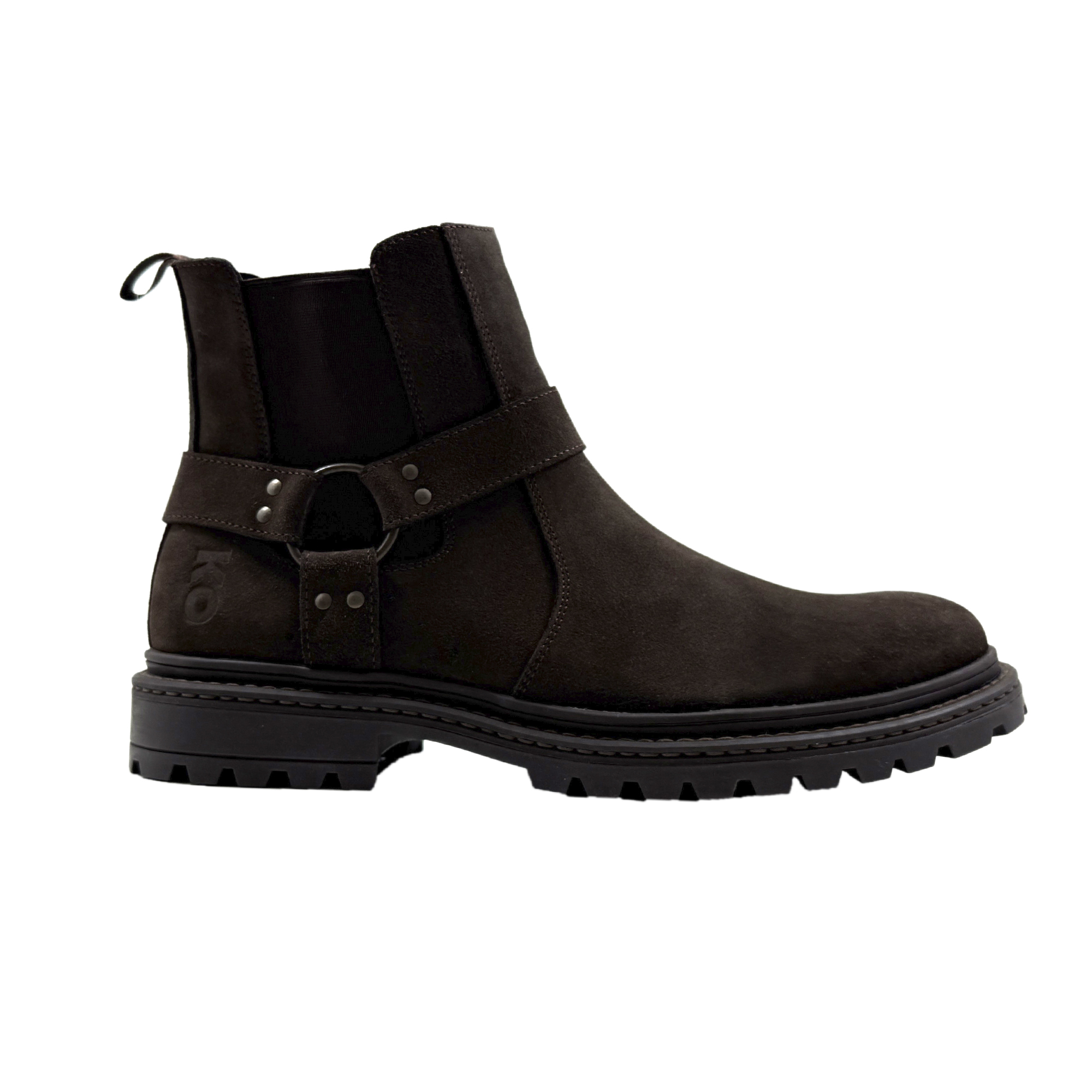 Bota Casua De Piel  Para Caballero  Suela Antiderrapante Jiko Ai