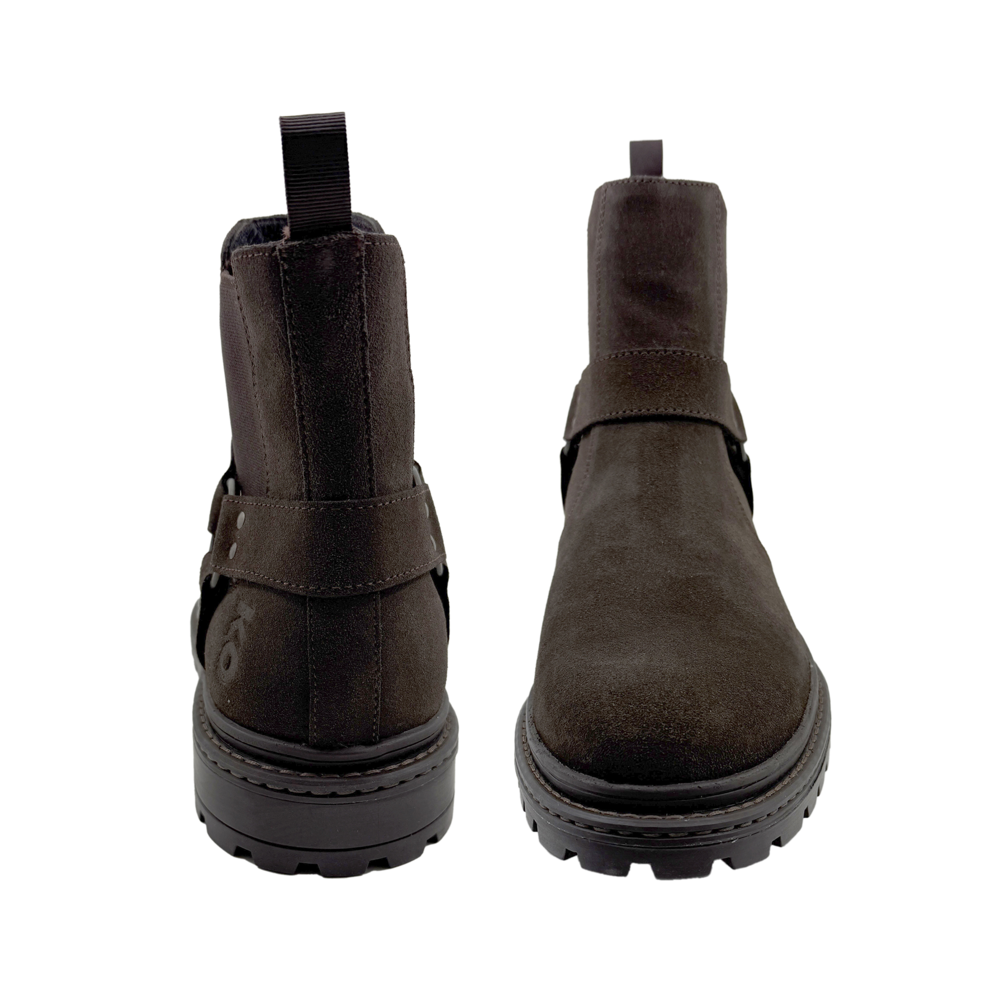 Foto 3 | Bota Casua De Piel  Para Caballero  Suela Antiderrapante Jiko Ai