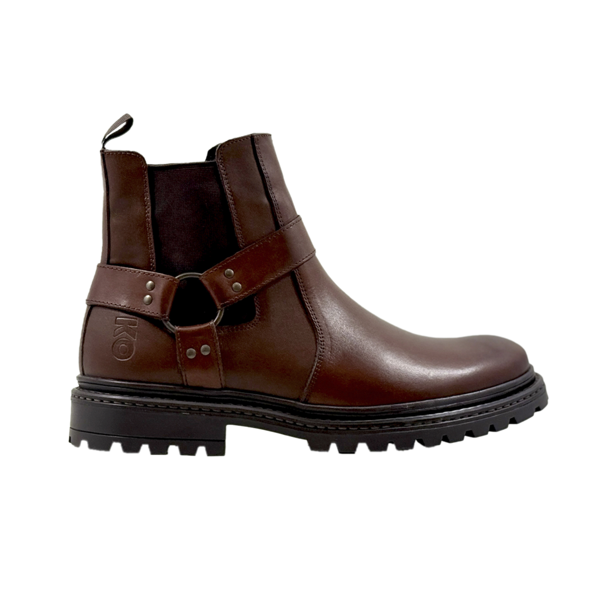 Bota Casual De Piel  Para  Caballero Suela Antiderrapante  Jiko Ai