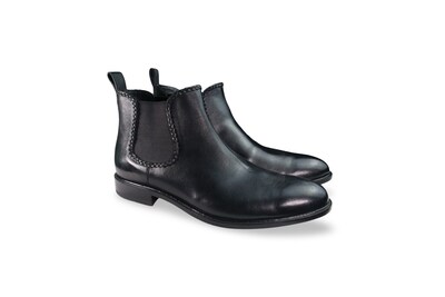 Foto 2 | Botín Hombre Benissimo 86670 Piel Negro Casual