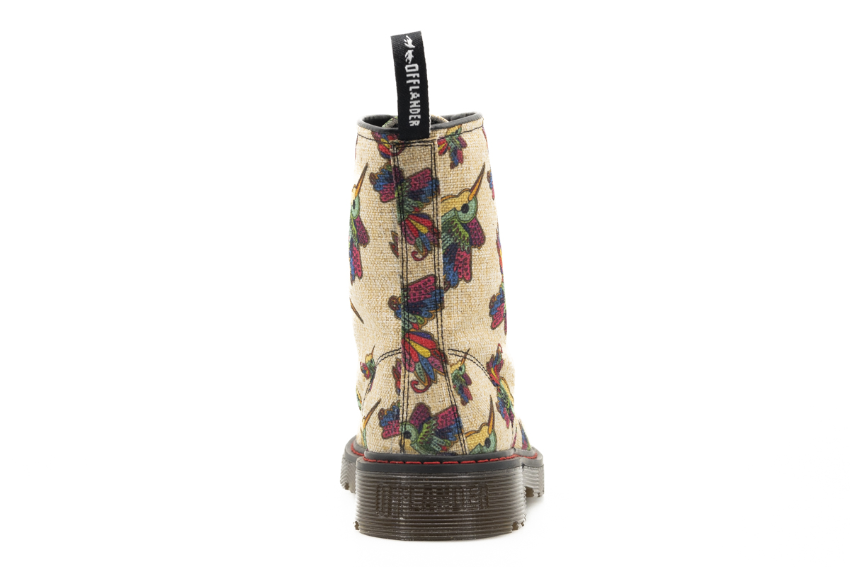 Foto 4 pulgar | Botas Offlander  Tipo Militar  Yute  Colibrís