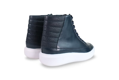 Foto 3 | Bota Sport Hombre Benissimo 33503 Azul Piel Casual