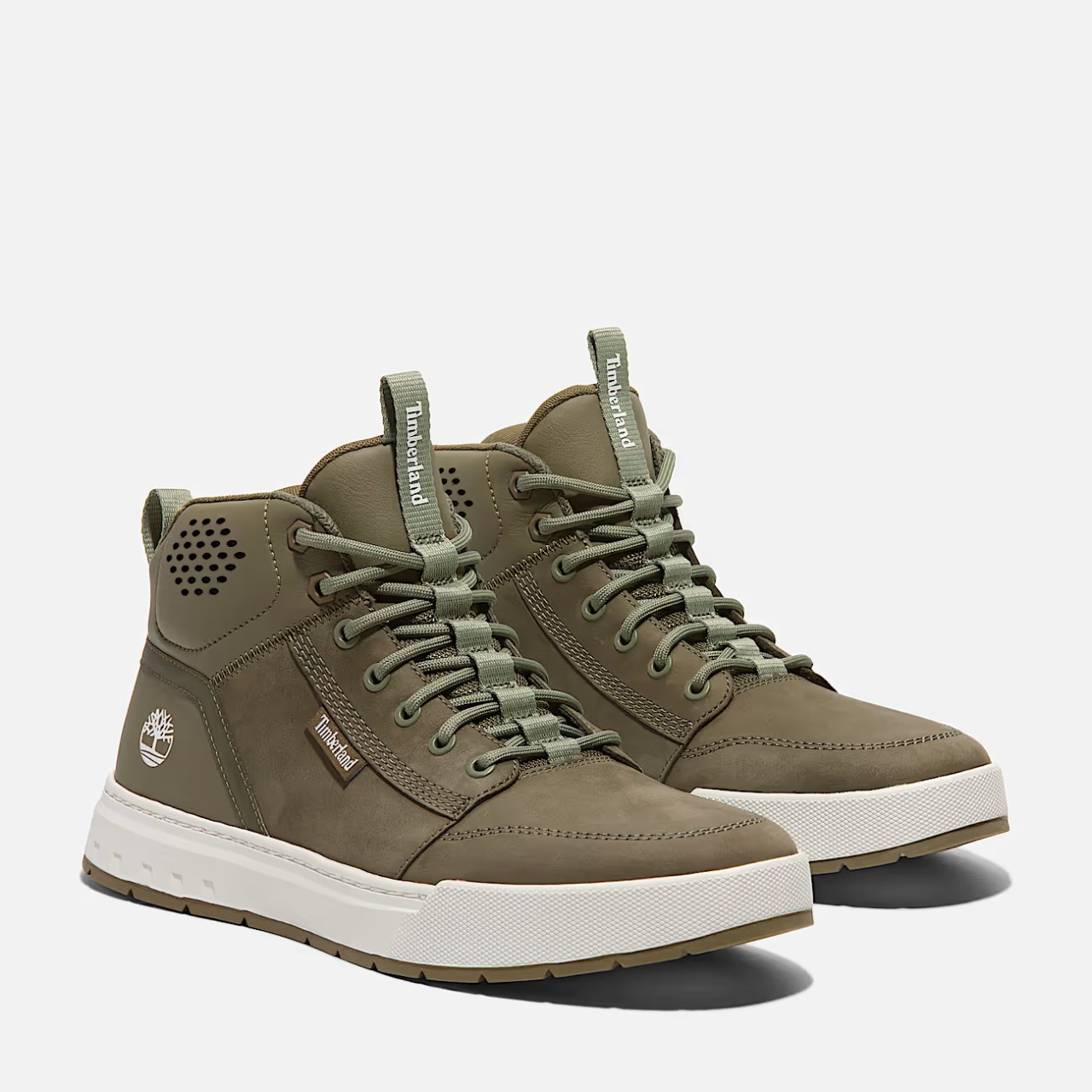 Foto 3 pulgar | Bota Timberland Maple Grove Mid Comodo Verde Para Hombre