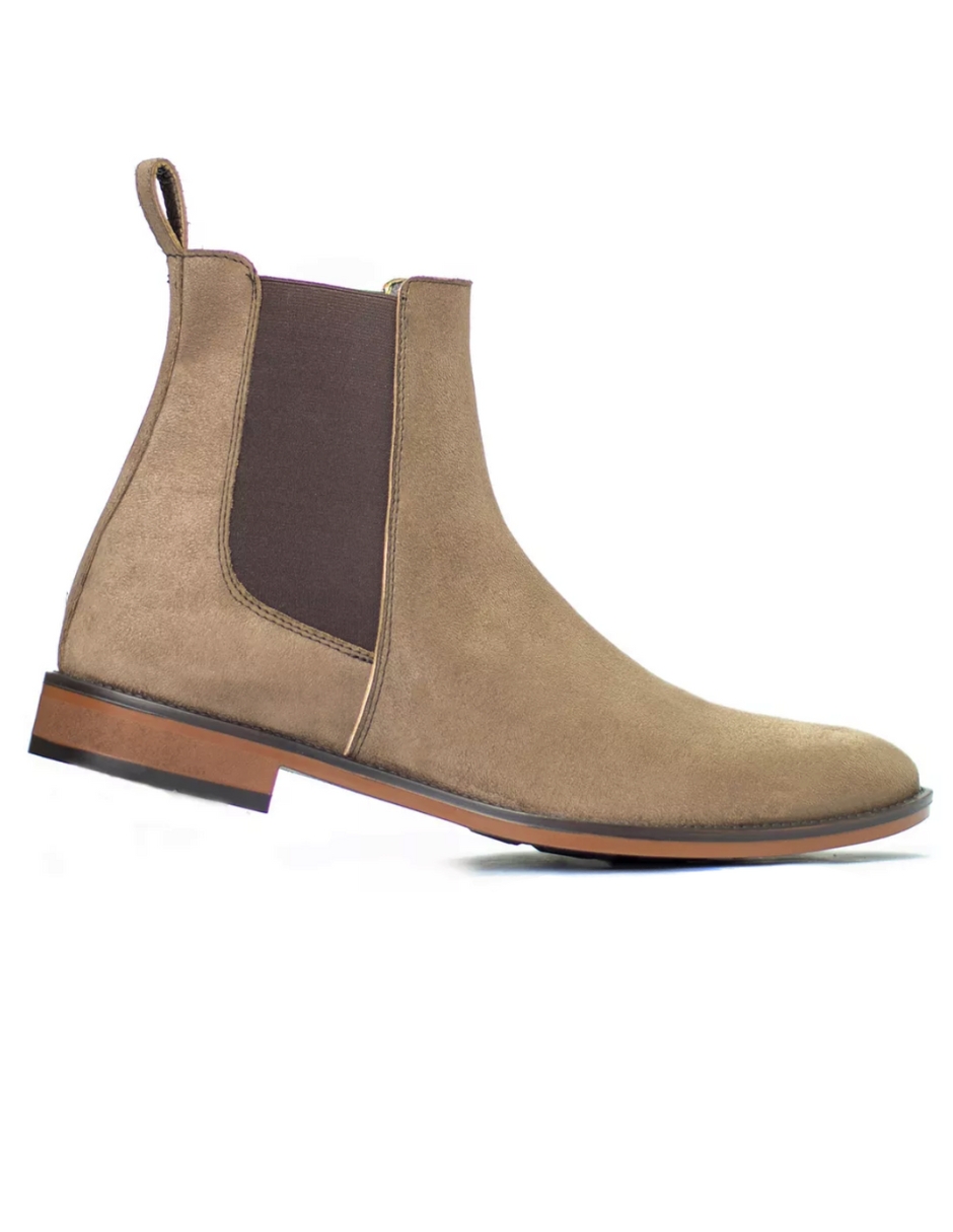 Foto 1 | Botin Daraimar Chelsea Gamuza Marron