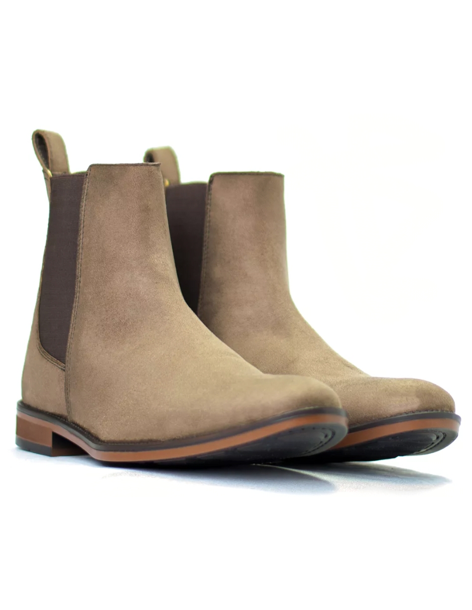 Foto 3 pulgar | Botin Daraimar Chelsea Gamuza Marron